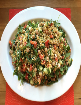 Farro Arugula Salad