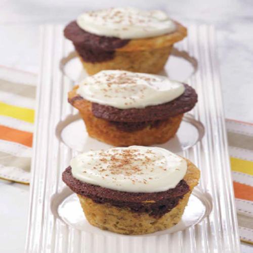 Banana Chocolate Cupcakes with Cream Cheese Frosting Recipe Rose Reisman