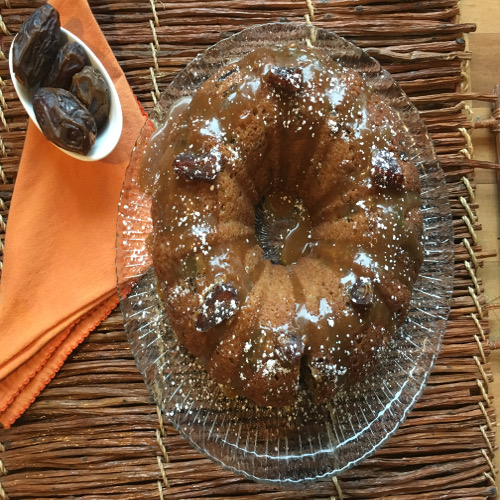 Sticky toffee date cake