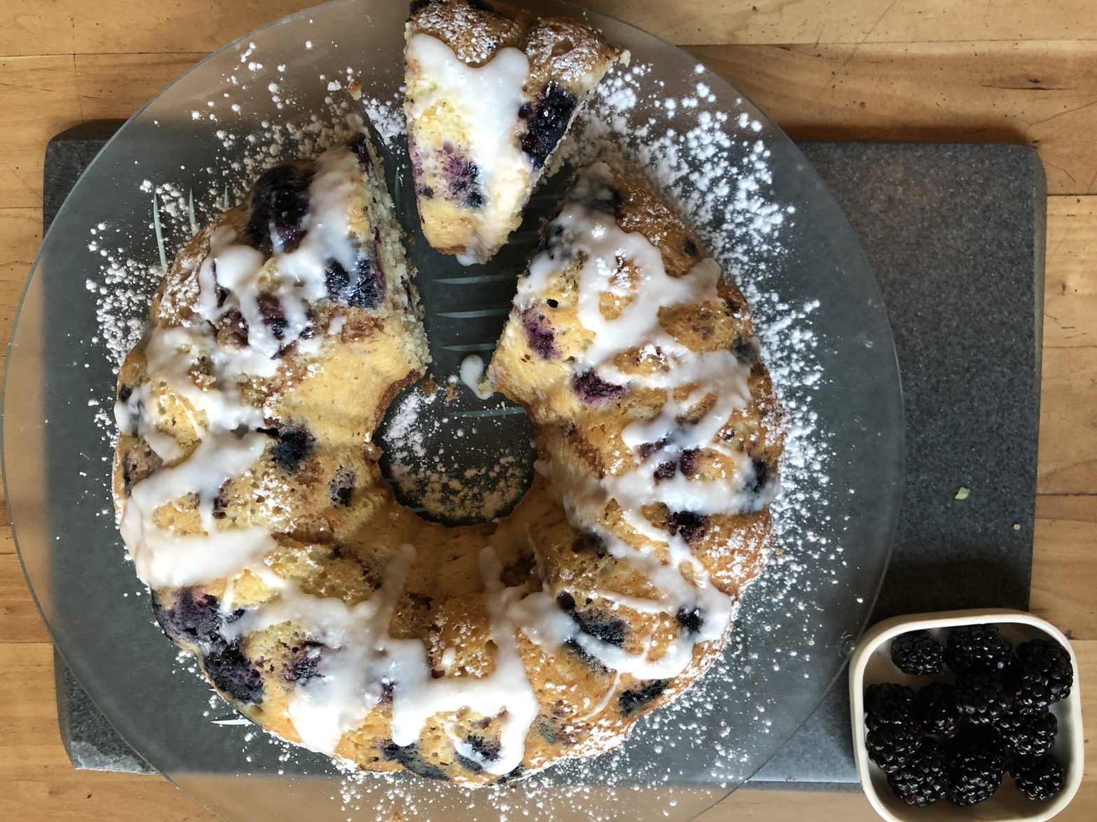 Blueberry Crumb Streusel Cake